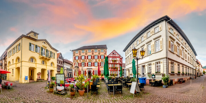 Altstadt, Eberbach, Deutschland 