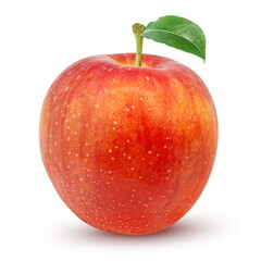 Red apple isolated on white background