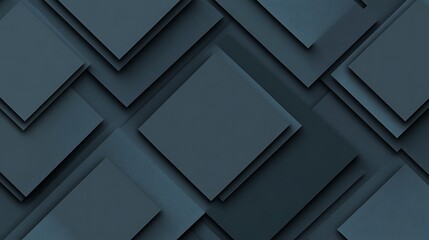 Obraz premium Overlapping squares, dark blue, abstract background, design