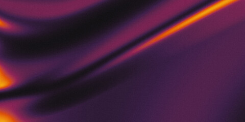 Fototapeta premium Grainy gradient background, dark purple magenta orange black abstract noise texture banner, poster header backdrop design