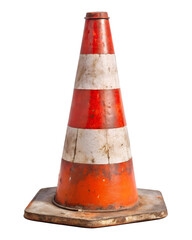 traffic cone isolated on white background