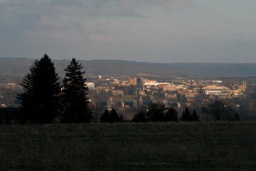 Cornell University in Sunset