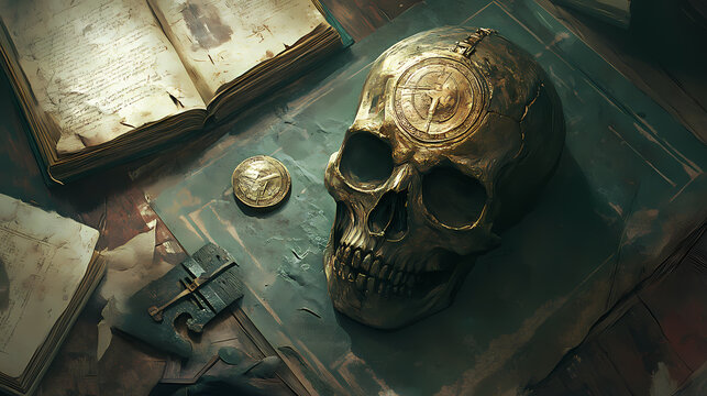 A cursed artifact, rumored to bring prosperity, leads to widespread paranoia and feuds in a once-thriving republic,. Cursed & Haunted Objects. Illustration
