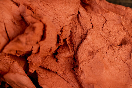 a special paste with the addition of orange clay for creativity and modeling