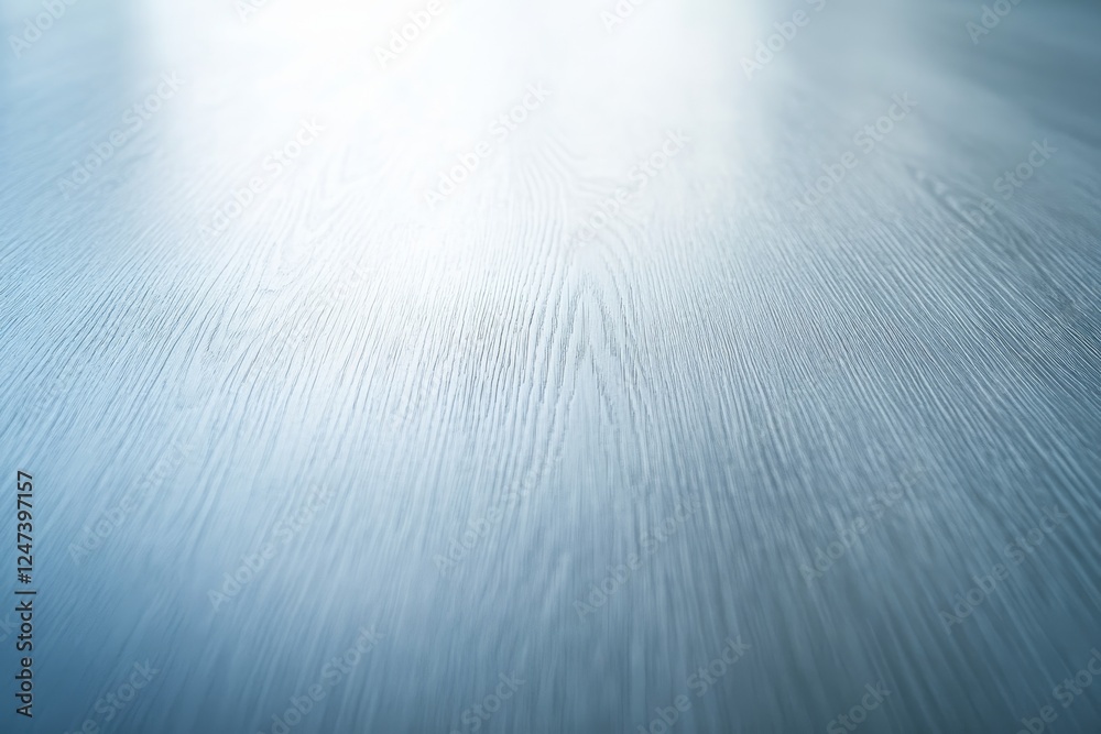 Poster a serene light baby blue wooden surface features subtle grain texture, offering tranquility and ampl