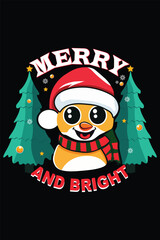 Christmas T Shirt Design with the Quote is 