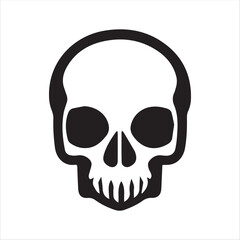 Skull logo vector 