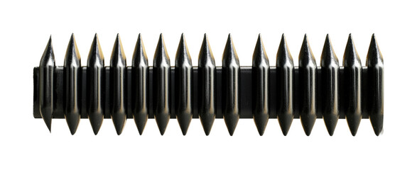 Analyzing industrial components factory product technology isolated on transparent background