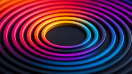 Obraz premium Colorful Spiral Patterns for Virtual Game Wheel Spin Background Design