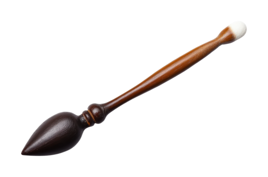 Crafting traditional spears workshop wooden tools indoors isolated on transparent background