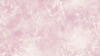 Obraz premium Delicate Floral Design on a Soft Pink Background
