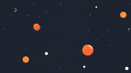 Planets, stars, cosmic background, space exploration
