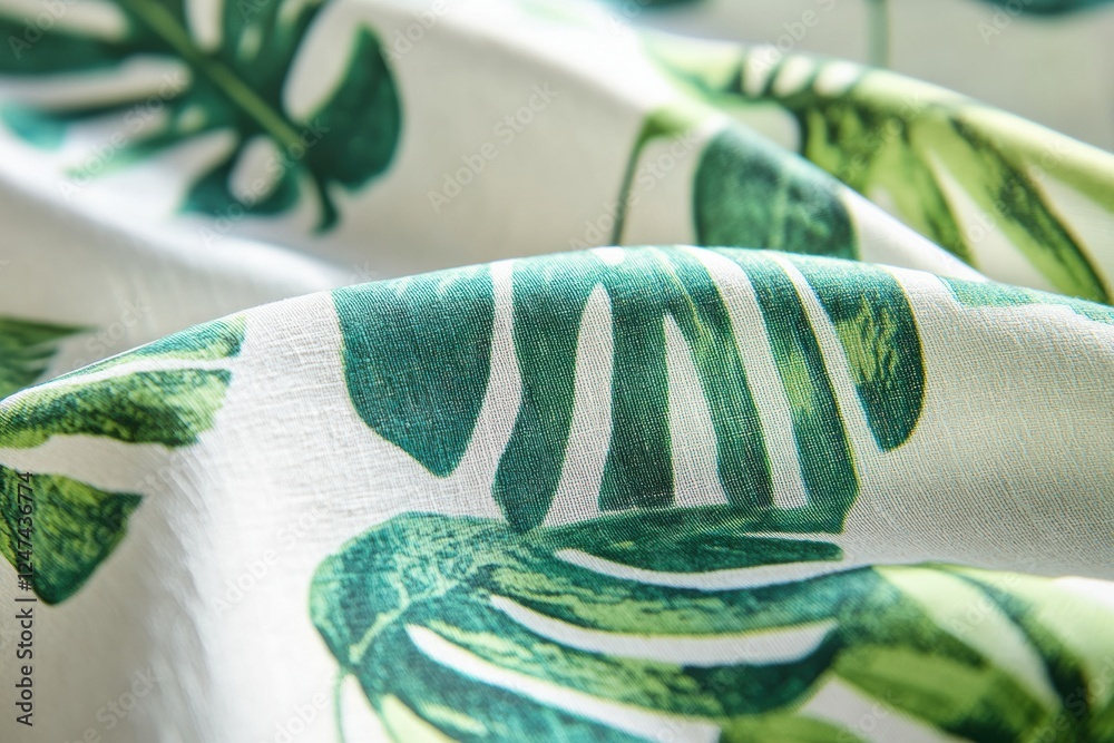 Aufkleber tropical patterns in light summer fabrics perfect for warm weather gatherings and beach outfits. gen