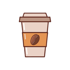 Coffee culture Takeaway Cup Brown Design