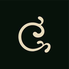 Letter C logo design presents a stylish and versatile monogram, perfect for personal or corporate branding, brand identity corporate image editable vector.