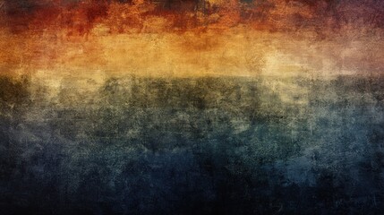 Obraz premium Grunge texture sunset landscape background design