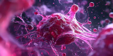 Microscopic Analysis of Cellular Structures in Cancer Biology: Mitosis, Mutations, and Pathogen Interactions in 3D Visualization, Research, and Healthcare Technology