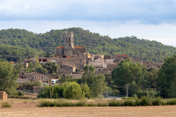 Ыummer view of the city La Pera in Spain