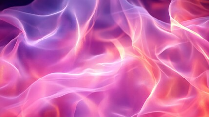 Obraz premium Pink purple fire abstract swirls dark background design