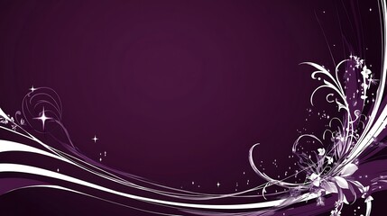 Purple floral design, elegant background (1)