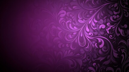 Purple floral pattern background