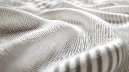 Textured fabric, draped, studio, soft light, background blurred, textile design