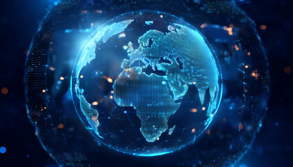 planet earth in space