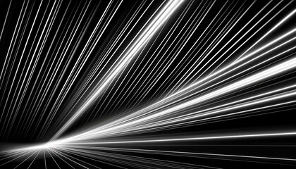 Obraz premium Laser beams diagonal beams of light on a dark background. Colorful light paths with movement effect graphic resource