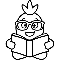 Carrot Vegetable Vector Illustration – Cartoon, Clipart & Line Art Design on White Background, Carrot vegetable vector illustration in cartoon, clipart, and line art style with a white background.