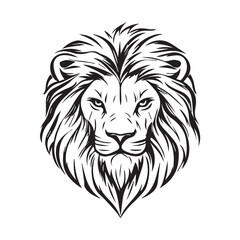 Obraz premium Lion illustration logo vector template design