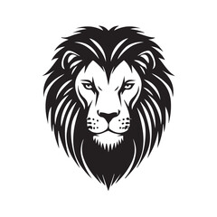Lion illustration logo vector template design