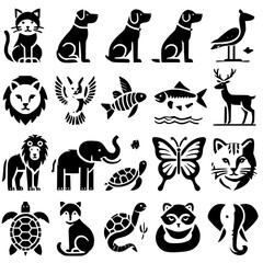Obraz premium Animal Icon Set