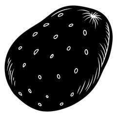 Potato Vegetable Vector Illustration, Cartoon, Clipart & Line Art Design on White Background, Vector potato vegetable design with cartoons, clipart, and line art on white background