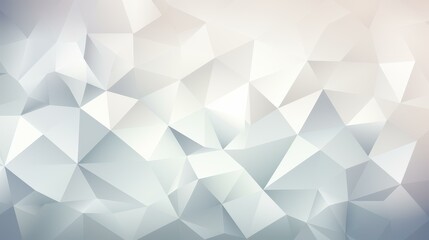 Fototapeta premium A stunning white geometric polygonal background, perfect for modern designs and minimalistic aesthetics.
