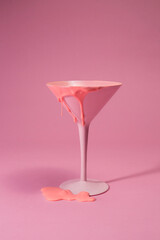 pink martini cocktail