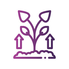 prosperity gradient icon