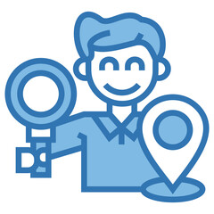 Obraz premium Location Icon