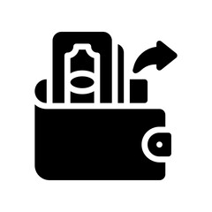 recurring expenses glyph icon