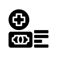 emergency fund glyph icon