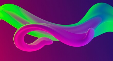 Abstract liquid shapes with vibrant colors and dynamic motion effects
