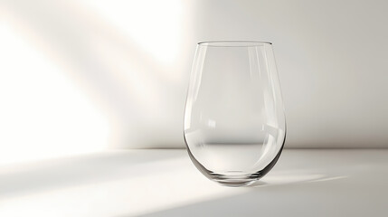 elegant stemless wine glass