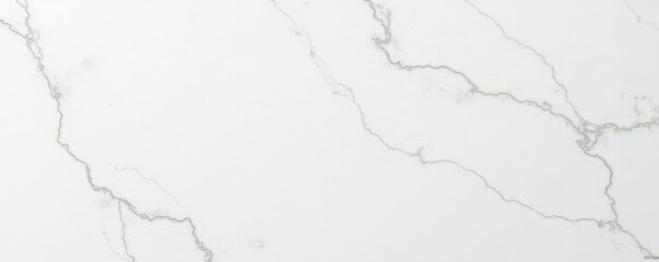 Fototapeta premium Close-up of smooth white granite stone with veins and imperfections, granite, close up