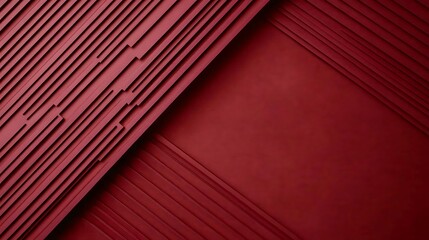 Red abstract lines, geometric background