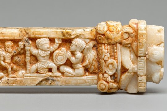 objetivo art&iacute;stico en piedra: un retablo maya de la cultura antigua mexicana