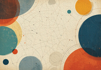 Abstract illustration for printing on wall decorations, fabric pattern, for use in graphics. Oil painting