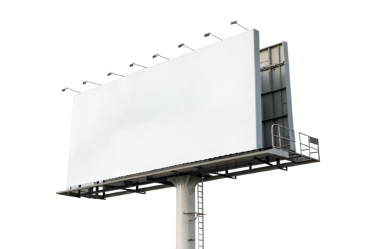 Vacant billboard for ad placement