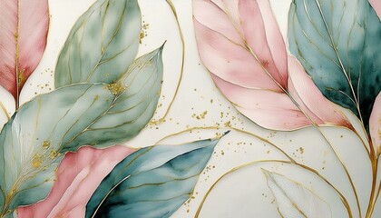 fiori astratti colori tenui
