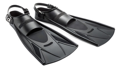 Quality black fins for underwater exploration