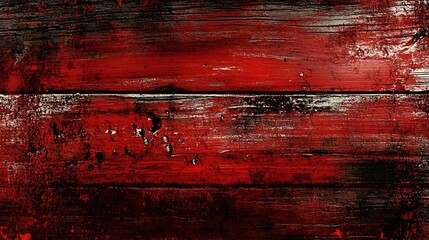 Obraz premium Red wood planks texture background