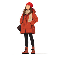 Latvia Woman Winter Clothes and Style – Winter Outfits, Women's Winter Fashion, Cozy Cold-Weather Clothing, Stylish Warm Clothing, Trendy Women's Winter Wardrobe
